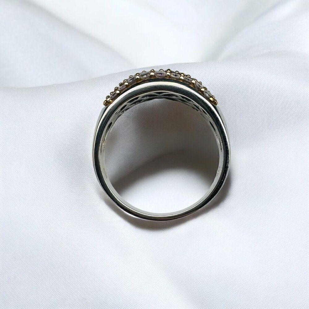 VINTAGE-14k Gold- Pink Diamond Ring -Size 9- 1 CT - Pink Champagne Diamond -4.2g - Picture 11 of 16